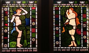 Adam und Eva im Garten Eden, 1861